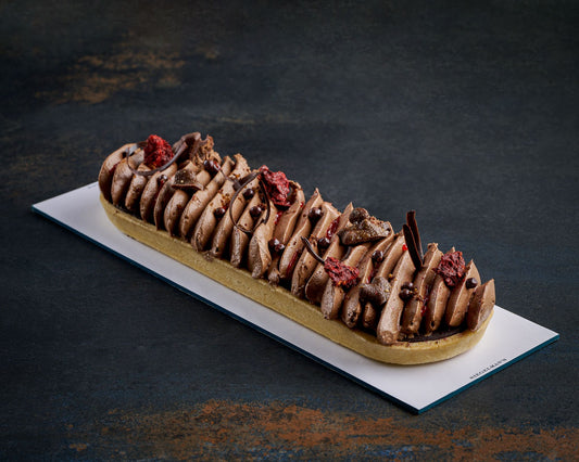 Chocolate Raspberry tart - Full size