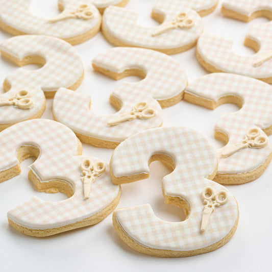 Gingham Number 3 Cookies (Style 104)