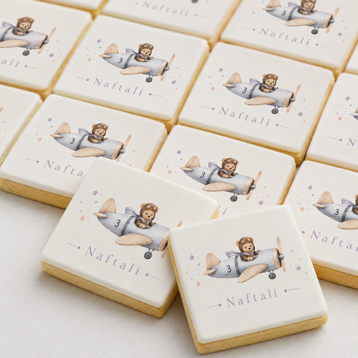 Custom Artwork Square Cookies (Style 108)
