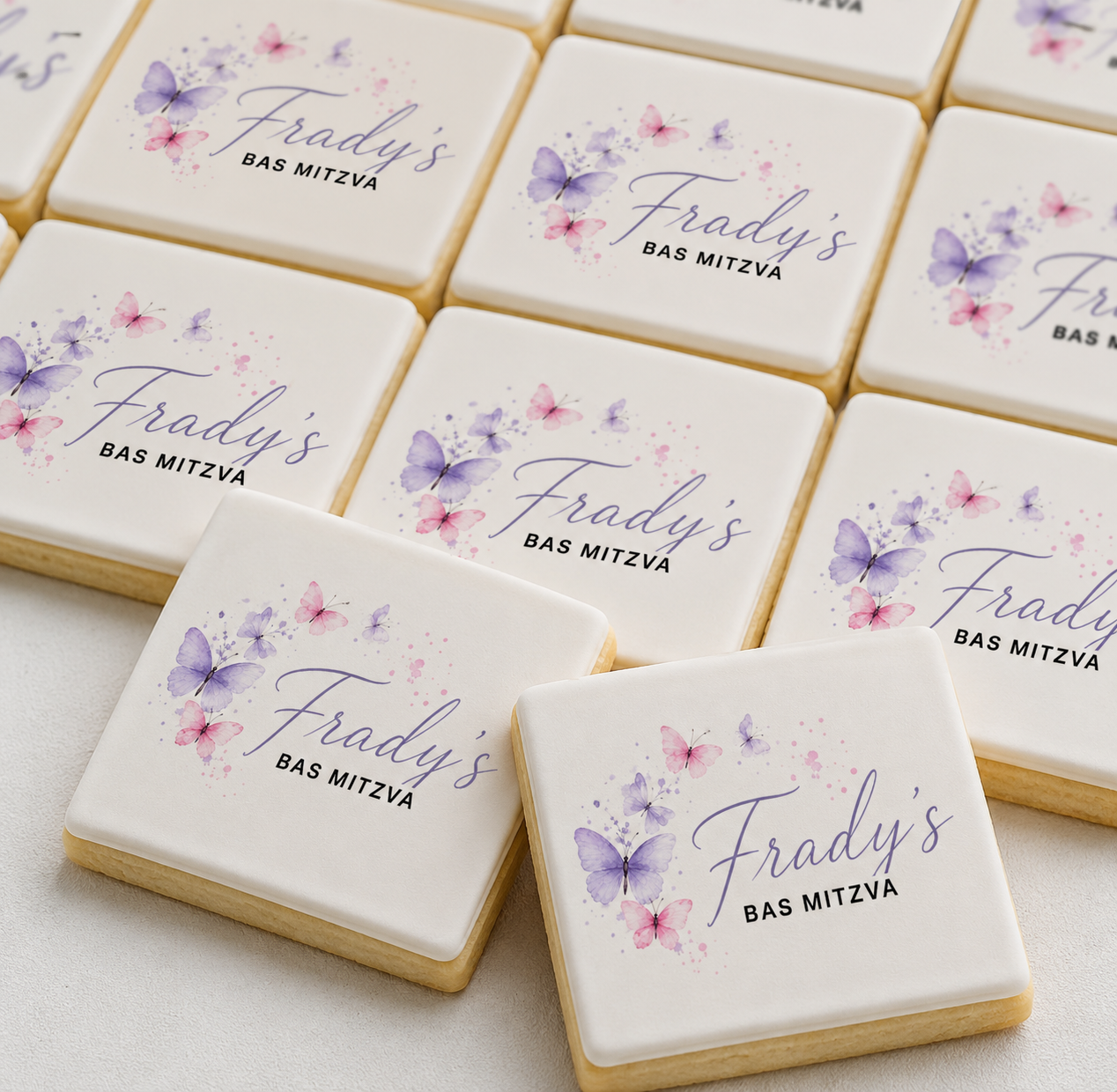 Custom Artwork Square Cookies (Style 108)