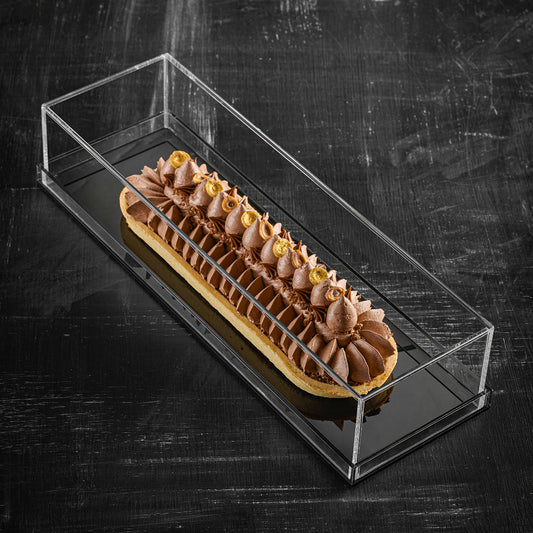 Praline Tart Luxury Acrylic Cake Display Box