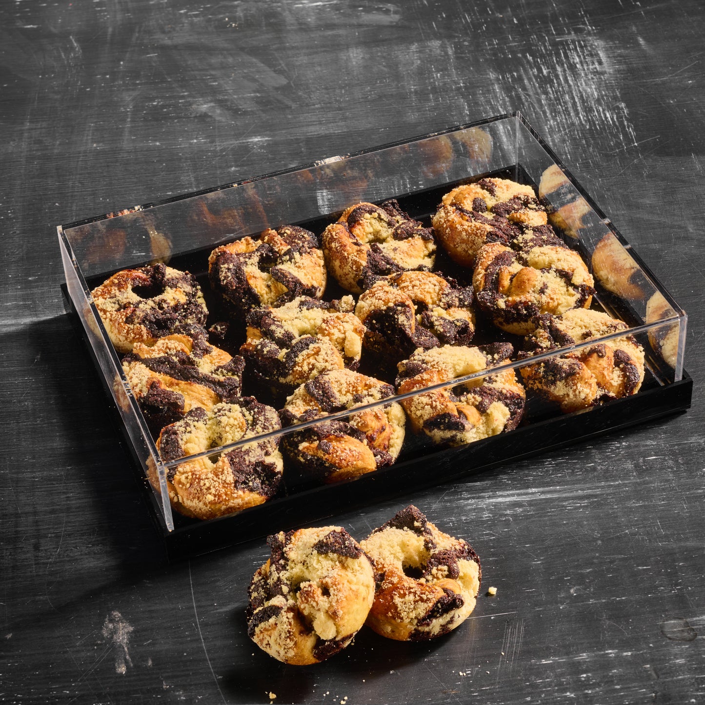 Babka Doughnut Acrylic gift box