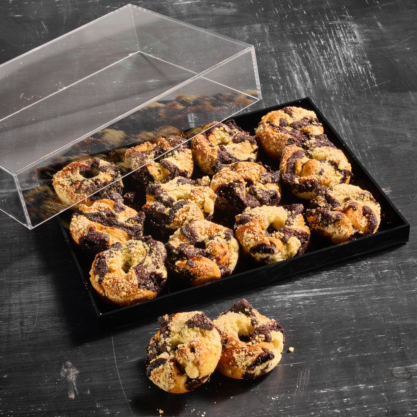 Babka Doughnut Acrylic gift box