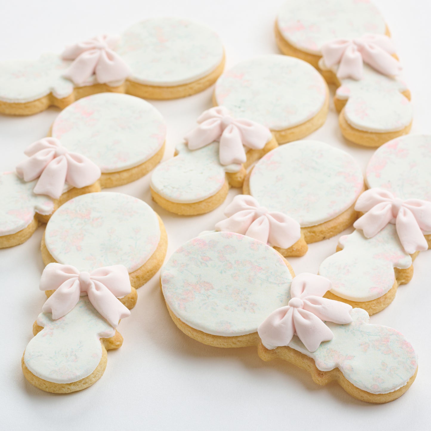 Toile Rattle Cookies Pink (Style 142)