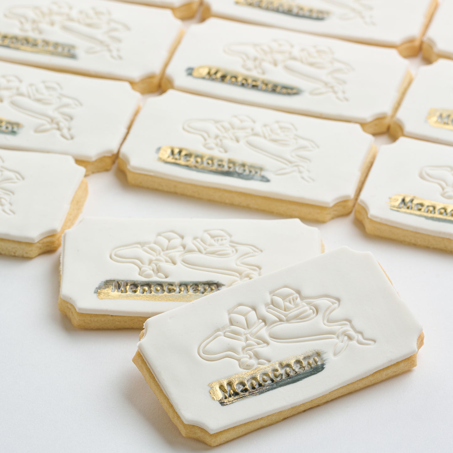 Hand Painted Personalized Tefillin Cookies (Style 130)