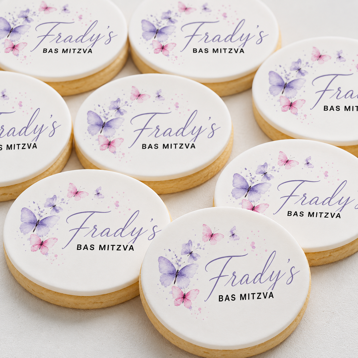 Custom Artwork Round Cookies (Style 107)