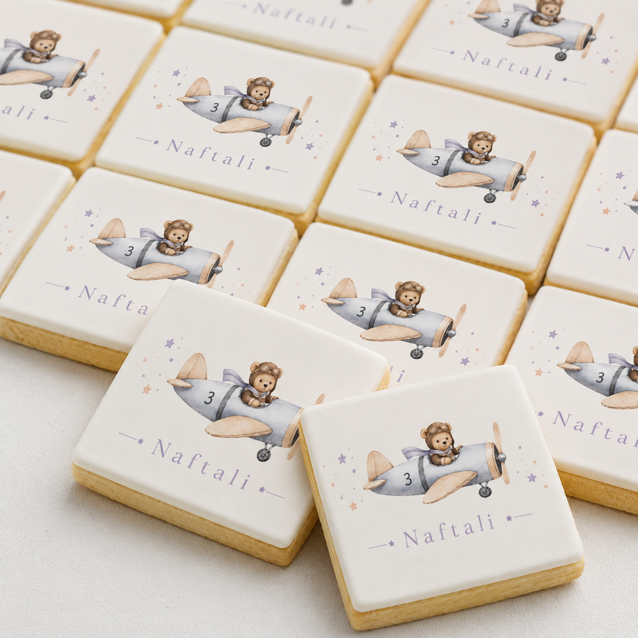 Custom Artwork Square Cookies (Style 108)