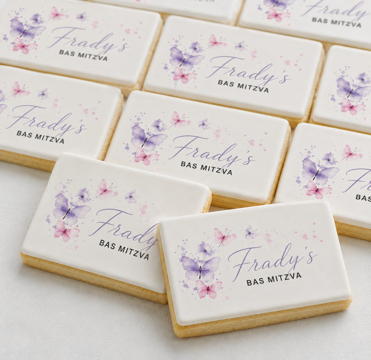 Custom Artwork Rectangle Cookies (Style 109)